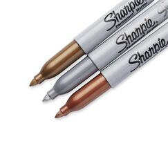 Sharpie 1986006 Marker 3 Stück(e) Feine Spitze Bronze, Gold, Silber