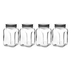 Hermia 238PLN1307 Aufbewahrungsbox Rechteckig Glas Transparent