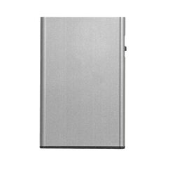TRU VIRTU 24101000101 Geldbörse, Kartenetui/Reisedokumentenhülle Hülle Silber ABS, Aluminium