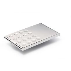 Durable 244023 Visitenkartenhalter Silber