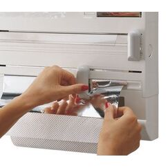 Leifheit 25723 Papiertuch-Behälter Wandmontierter Papierhandtuchhalter Weiß