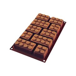 Silikomart 26.213.77.0065 Kuchendekoform Braun