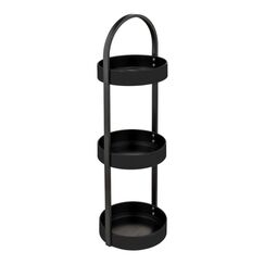 WENKO 26058100 Regal Freistehend Stahl Schwarz