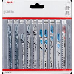 Bosch 2 607 011 171 Sägeblatt für Stichsägen, Laubsägen & elektrische Sägen Stichsägeblatt 10 Stück(e)