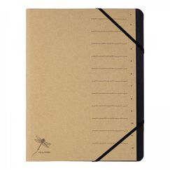 Pagna 40061-11 Tab-Register Konventioneller Dateiordner Karton Braun