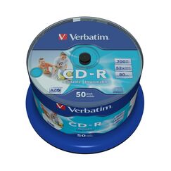 Verbatim CD-R AZO Wide Inkjet Printable no ID 700 MB 52x 50 Stück(e)