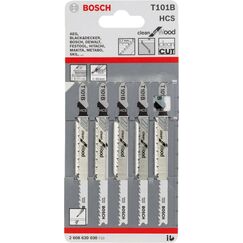 Bosch 2 608 630 030 Sägeblatt für Stichsägen, Laubsägen & elektrische Sägen Stichsägeblatt Hartstahl (HCS) 1 Stück(e)
