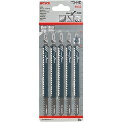 Bosch 2 608 633 A34 Sägeblatt für Stichsägen, Laubsägen & elektrische Sägen Stichsägeblatt Hartstahl (HCS) 5 Stück(e)