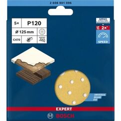 Bosch 2 608 901 096 Rotierendes Schleifwerkzeug Zubehör Holz Sandpapier