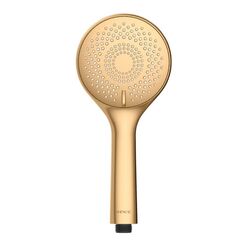 WENKO 26180100 Duschkopf Handduschbrause mit Kopf Gold