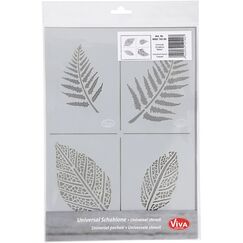 Creativ Company 26974 Schablone Weiß Kunststoff Malschablone