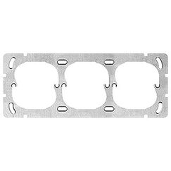 Feller 2711-3 Montage-Kit Silber Aluminium, Metall