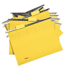 Biella Original, A4 Hängeordner Metall, Nylon Gelb 25 Stück(e)