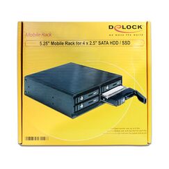 DeLOCK 47220 Hard Drive Backplane Schwarz