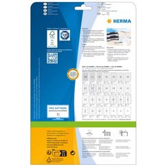 HERMA Etiketten Premium A4 105x148 mm weiß Papier matt 100 St.