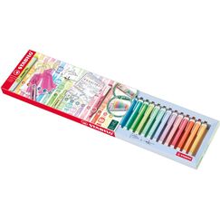 STABILO swing cool Deskset Permanent-Marker Blau, Grün, Orange, Pastell, Pink, Rot, Gelb 18 Stück(e)