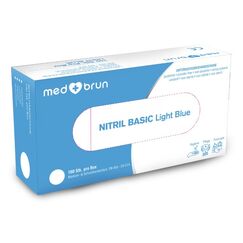MedBrun Nitril Basic Light Blue