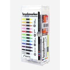 karin Brushmarker Junior Blau, Braun, Gold, Grün, Lila, Pink, Rot, Türkis, Gelb 11 Stück(e)