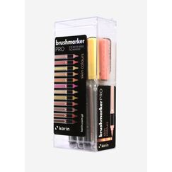 karin BrushmarkerPRO Braun, Ocker, Orange, Pfirsich, Pink, Rose, Sepia, Gelb 12 Stück(e)