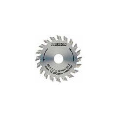 Proxxon HM-bestücktes Kreissägeblatt 20Z d: 50mm, 10mm-Bohrung, 1.1mm dick, 20 Zähne
