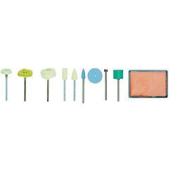Proxxon Polier-Set, 10-teilig 10 Polierstifte in div. Formen + Paste