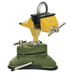 Proxxon Feinmechaniker-Schraubstock FMS 75 klemmbares Kugelgelenk, Hebelsaugfuss
