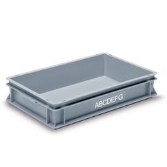 Utz 3-200Z-0.7000.0101 Aufbewahrungsbox Rechteckig Polypropylen (PP) Grau