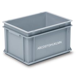 Utz 3-204Z-0.7000.0101 Aufbewahrungsbox Rechteckig Polypropylen (PP) Grau