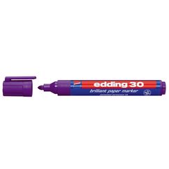 Edding 30 Brilliant Permanent-Marker Rundspitze Violett 1 Stück(e)