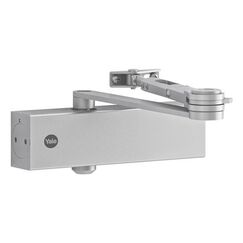 Yale 30-5500-0004-60-11 Türschließer Universal Aufputz-Türschließer (regelmäßiger Arm) Nicht händig Silber
