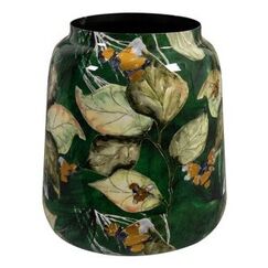 CHALET 300-170208 Vase Rund Schwarz, Mehrfarbig