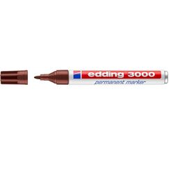 Edding 3000 Permanent-Marker Rundspitze Braun 1 Stück(e)