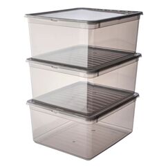 keeeper Bea Aufbewahrungsbox Rechteckig Polypropylen (PP) Grau, Transparent