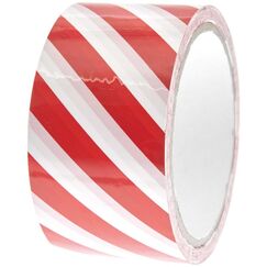 Rico Design 300770 Dekorative Bänder 33 m Rot, Weiß