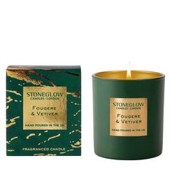 Stoneglow 70608O Wachskerze Rund Vetiver Gold, Grün 1 Stück(e)