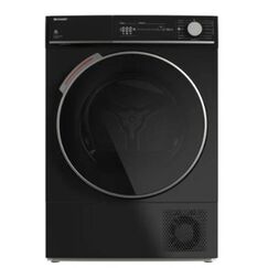 Sharp KD-NHH9S9GB3-DE Wäschetrockner Freistehend Frontlader 9 kg Schwarz