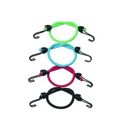 MASTER LOCK 25 cm x 4 mm Twin Wire-Spanngummi in Miniaturformat; 4er-Pack