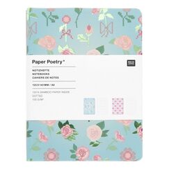 Rico Design 302212 Notizbuch A6 40 Blätter Mehrfarbig