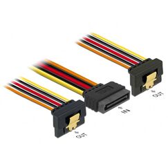 DeLOCK 60159 SATA-Kabel 0,3 m SATA 15-Pin Mehrfarbig