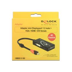 DeLOCK 62855 laptop-dockingstation & portreplikator Kabelgebunden Schwarz