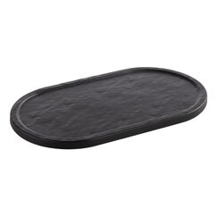 APS-Germany 30336 Serviertablett Oval Schwarz