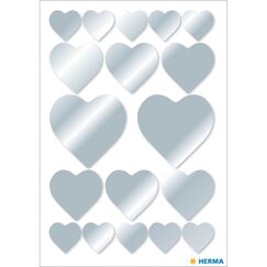 HERMA Herz Silber