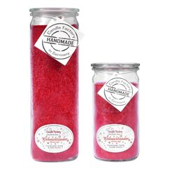 Candle Factory 306-146 Wachskerze Rund Pistazie Rot 1 Stück(e)