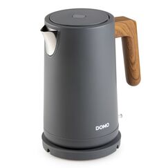 Domo Wood You Wasserkocher 1,7 l 2200 W Grau