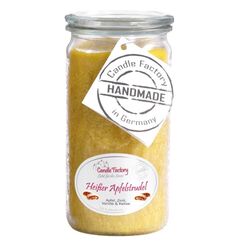 Candle Factory Mini Jumbo Wachskerze Rund Apfel Gelb 1 Stück(e)