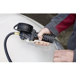 KRAFTWERK 31003 Handluftpumpe Schwarz