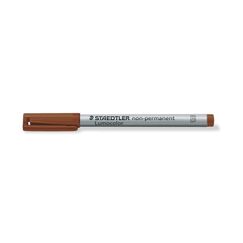Staedtler Lumocolor 312 Marker 10 Stück(e) Edge Braun