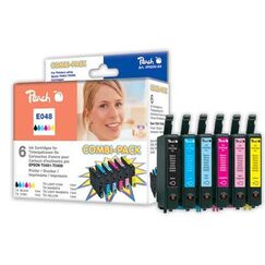 Peach 312262 Druckerpatrone 6 Stück(e) Schwarz, Cyan, Helle Cyan, Helle Magenta, Magenta, Gelb
