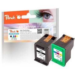 Peach 313036 Druckerpatrone 2 Stück(e) Original Standardertrag Schwarz, Cyan, Magenta, Gelb