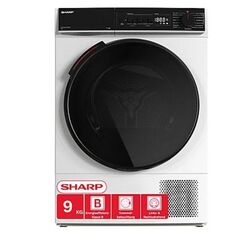 Sharp KD-WNHB9S9GWB Wäschetrockner Freistehend Frontlader 9 kg Weiß